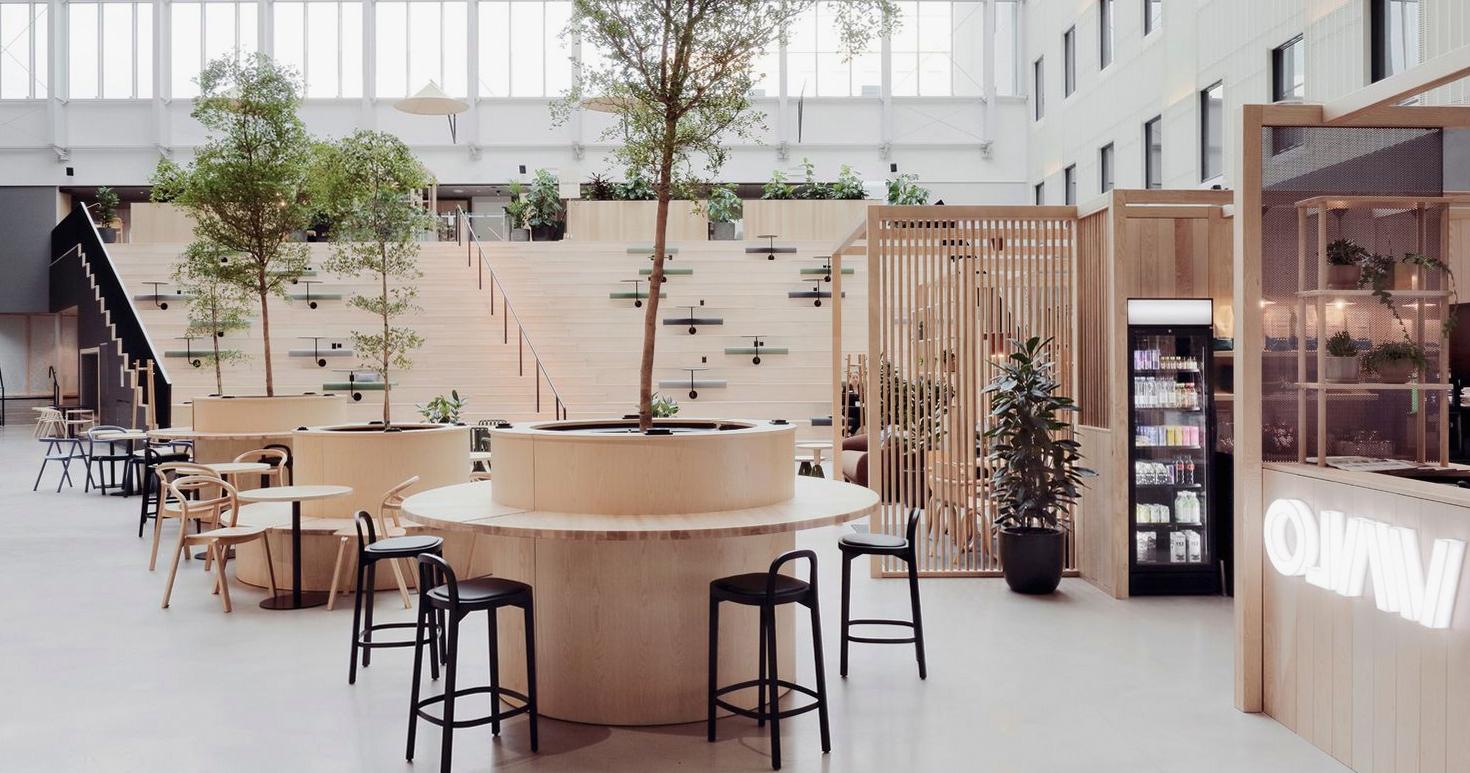 Communal workspace at Clearledgerlabs